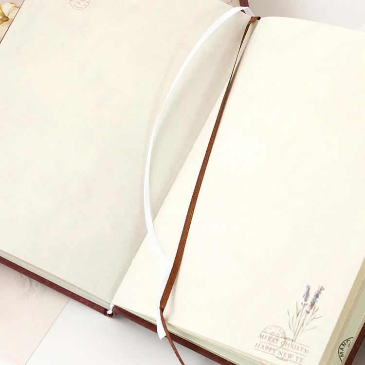 Dream Falling Flowers Retro European Korean Creative Notebook: Colorful Illustrated Diary