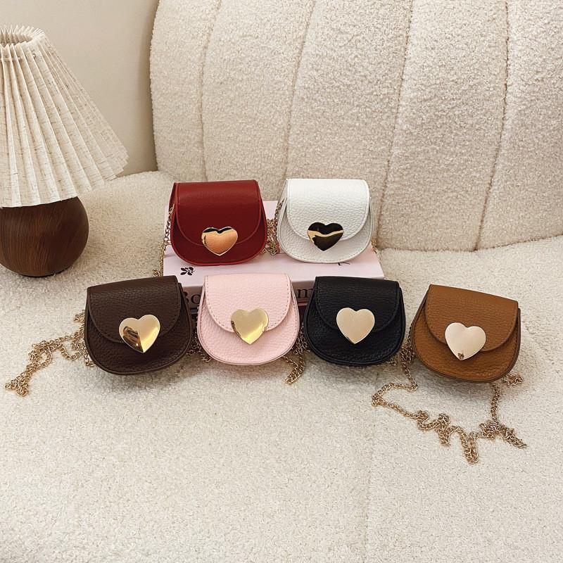 Solid Color Sweet Fresh Girls Casual Small Crossbody Bag For School Play Daily