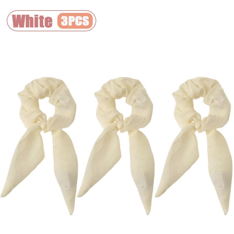1-20PCS Glow Scrunchie Hair Tie Glow in Dark Ponytail Holder for Women Girls Carnival Birthday Party Rave Gift Elastic Hair Band