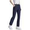 Fila Golf Series Sport Minimalist Woven Straight Leg Casual Pants Women Bottoms Tidal-Blue A11W515803F-DB