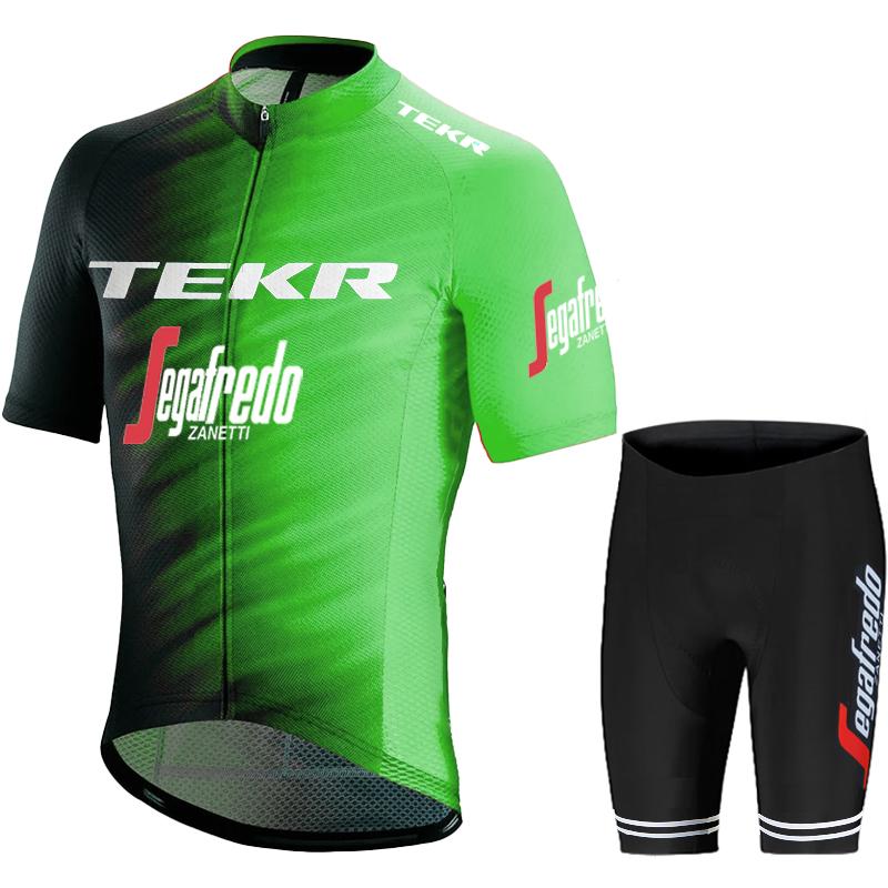 

Cycling Uniform Men s Clothing Mtb Jersey Tricuta Man Bib Outfit Set Bike Sports Summer Shorts Male Bicycle Clothes Jerseys Road Asian size - XS