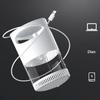 Lámpara Asesina de Mosquitos UV Silenciosa Fotocatalizador Matamoscas 1 Pieza Carga USB Fácil de Limpiar para Uso en Hogar Hotel Dormitorio