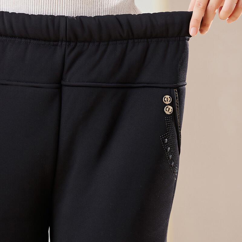 SIFONE Women's Fleece Lined Warm Elastic Waist Casual Pants