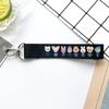 Stray Kids Magic School Lanyard Keychain Cartoon Characters Print Woven Wrist Strap Phone Holder Bag Charm Kpop Fan Support Peripheral Gift
