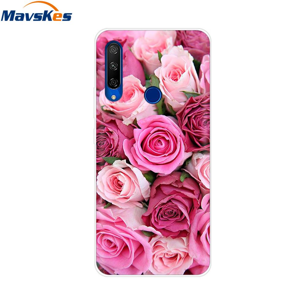 Painted Case For Alcatel 1S 2020 5028Y 5028D Case TPU Soft Silicone Cover Funda For Alcatel 1S 2020 Case Cover Etui Bumper Coque