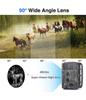 Zewnętrzna kamera obserwacyjna 20mp 1080p Hd wodoodporna dzikie zwierzęta polowanie harcerstwo gra noktowizor na podczerwień kamera-pułapka monitorująca