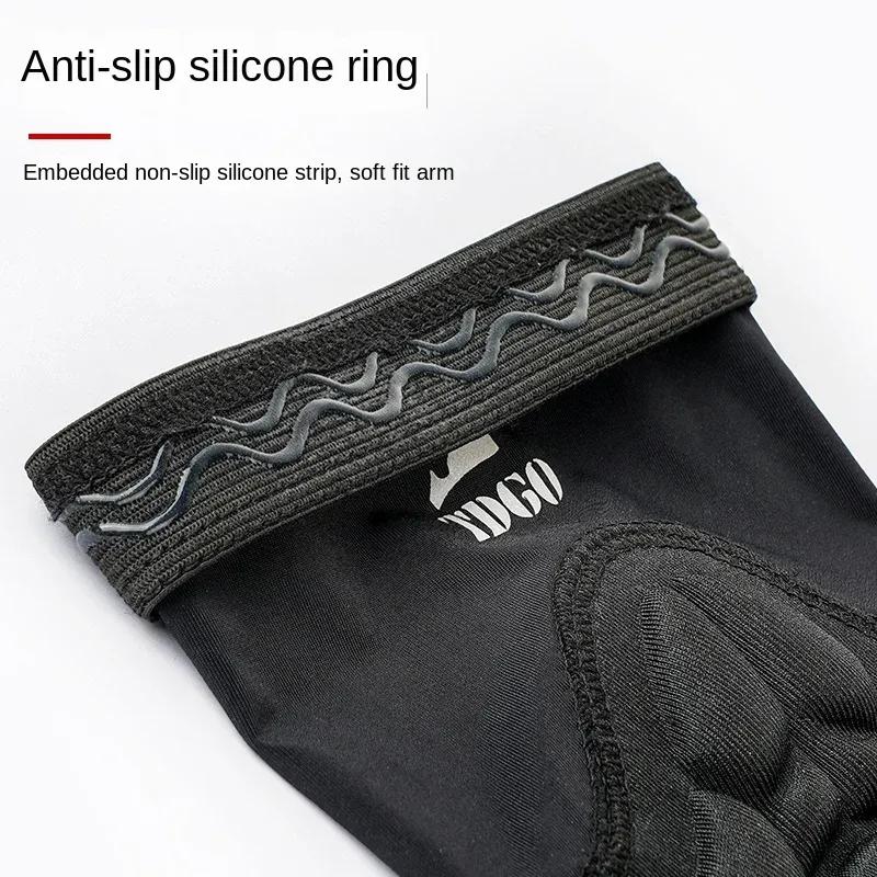 High Elastic Breathable Motorcycle Gloves & Elbow Guards with UV Sun Protection Anti-Slip Ice Silk for Enduro Motocross Sports