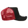 New Era Mesh Cap for Plain 9FORTY NewEra with 99HeadwearShop Baseball Scarlet Free Size Men, Cap, NE205, Sticker, Cap, Black, Mesh, Black, Red, [Item]
