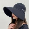 Sun Hat Children's Summer Super Wide Big Edge Sun Hat Cover Face Small Outdoor UV Protection Empty Top Sun Hat
