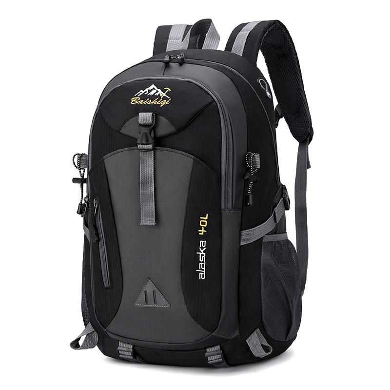 Men Backpack Nylon Waterproof Men Casual Outdoor Travel Backpack Hiking Camping Mountaineering Backpack Sports Bag Women
