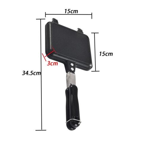 FUYUERO Fire-Powered Hot Sandwich Maker, Hot Sandwich Cooker, Hot Sandwich Toaster, Double-Sided Nonstick Frying Pan, Bread, Cheese, Pancakes, Breakfa