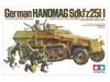 Tamiya Military Miniature Series 20 German Hanomag Personnel Carrier Plastic Model Kit 35020 No. 1/35