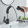 Modern Bathroom Faucet Basin Faucets Pull Out Hot and Cold Mixer Tap 360° Rotation Sprayer Tap Toilet Bathroom Cabinet Faucet