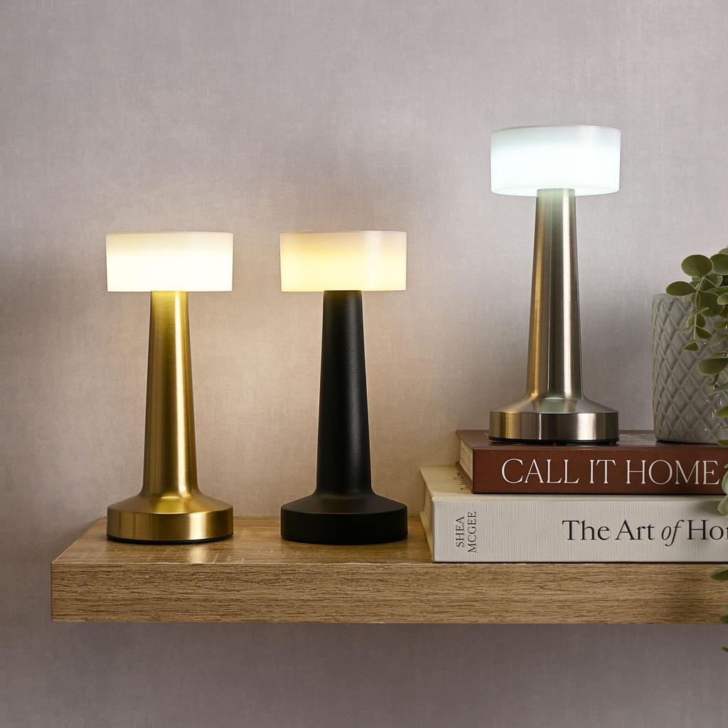 Hestia Brons USB LED Touch Bordslampa