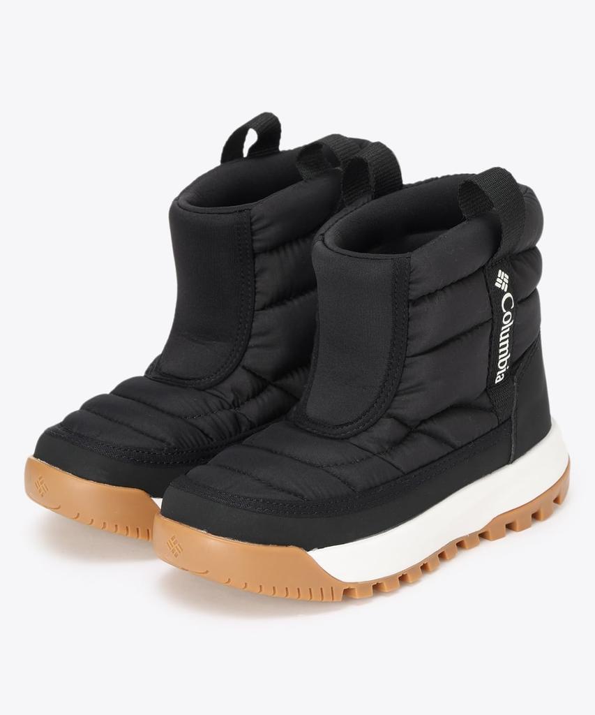 Columbia Youth Snowtrot Mid Boots Size Sea Salt BY2238, Kids' 22.0cm, Black,