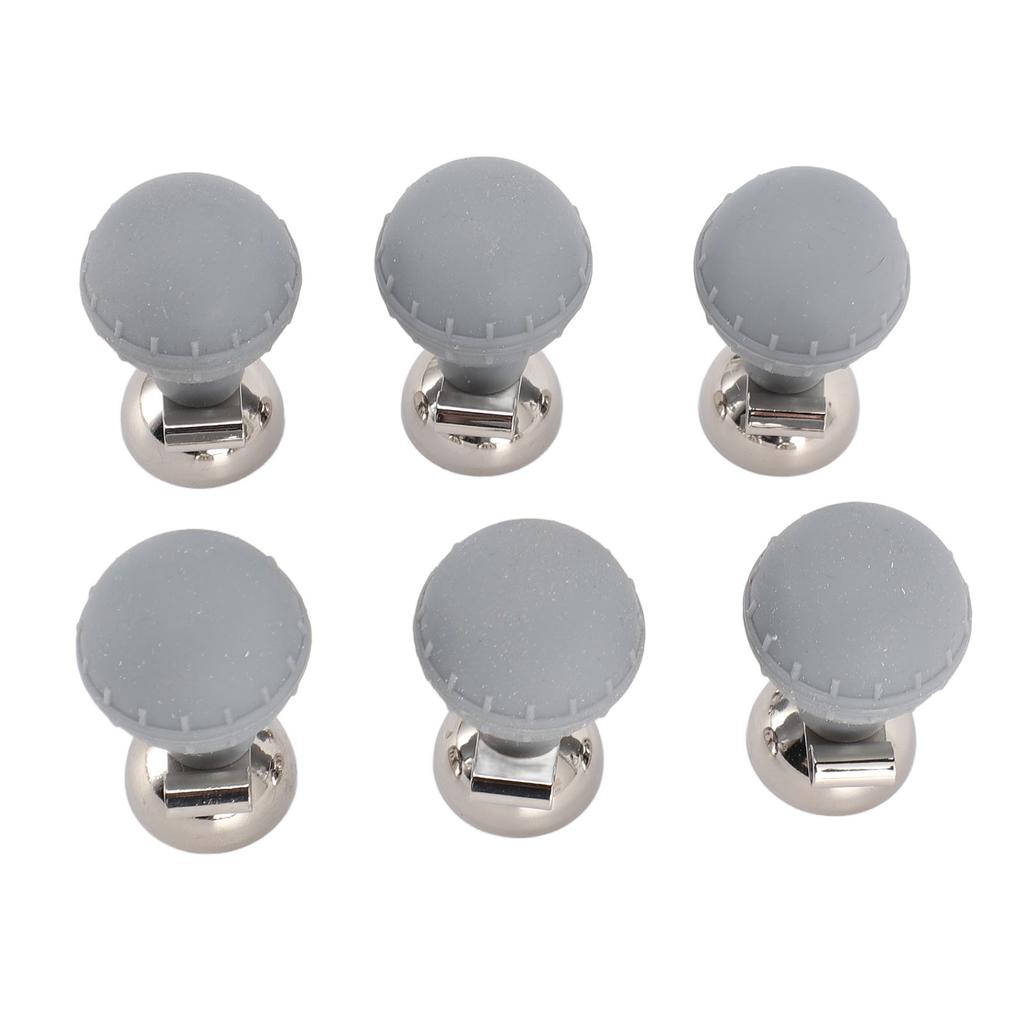 6pcs EKG Electrodes Chest Suction Ball Soft Accurate Measurement 3.04.0mm Double Hole Universal