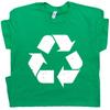 Recycle Symbol T Shirt Retro Logo Mens Womens   Karma 80s Vintage Graphic Tee