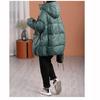 Women Down Jacket Hood Autumn Winter Warm Outwear Casual Loose Over Size Outwear Thick Coat