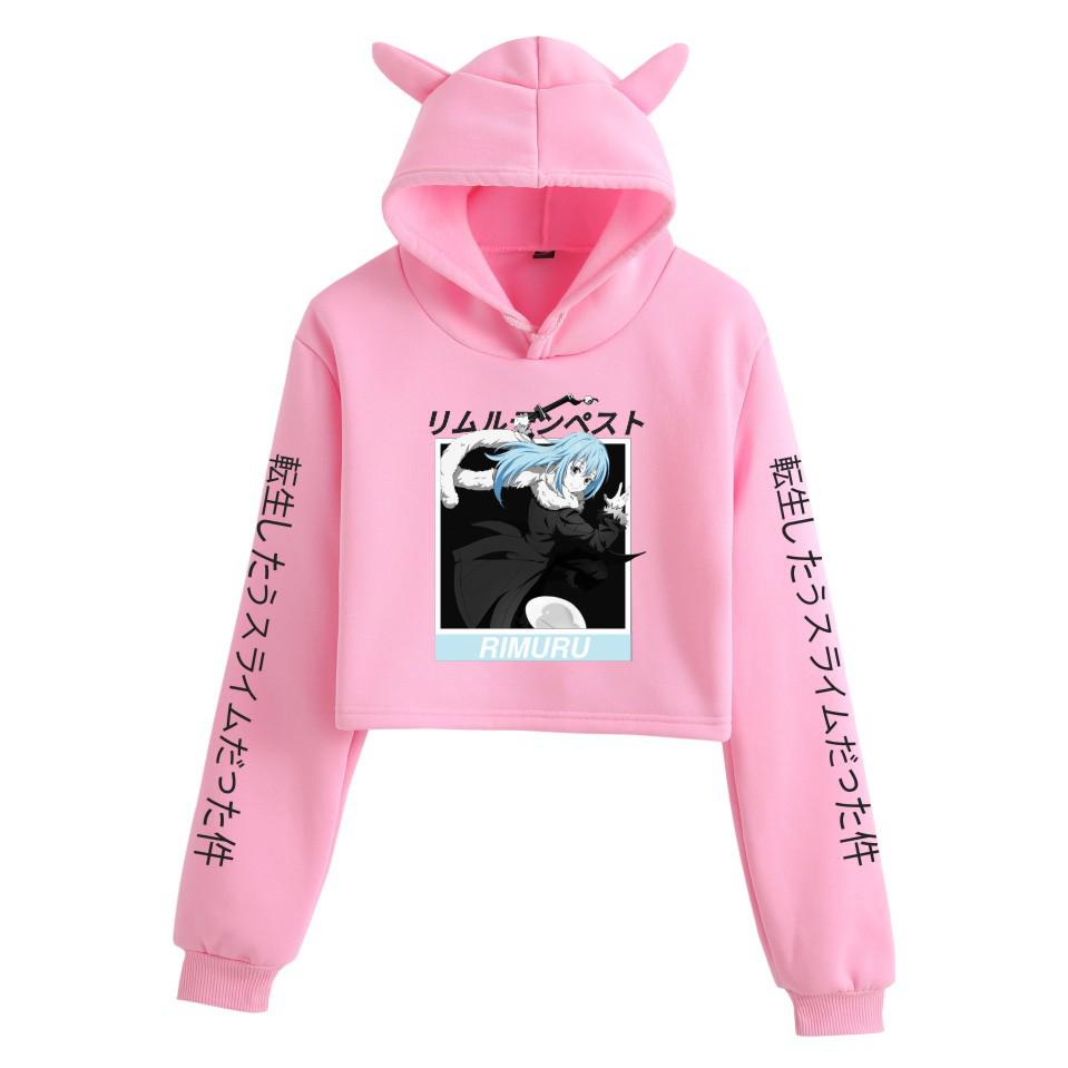 New Women's Cat Ear Hoodie: Reincarnated as a Slime Design