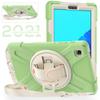 Rugged Case For Samsung Galaxy Tab A7 Lite 8.7 SM-T220 SM-T225 Hybrid Rotating Cover Anti-shock With Hand & Shoulder Strap Coque