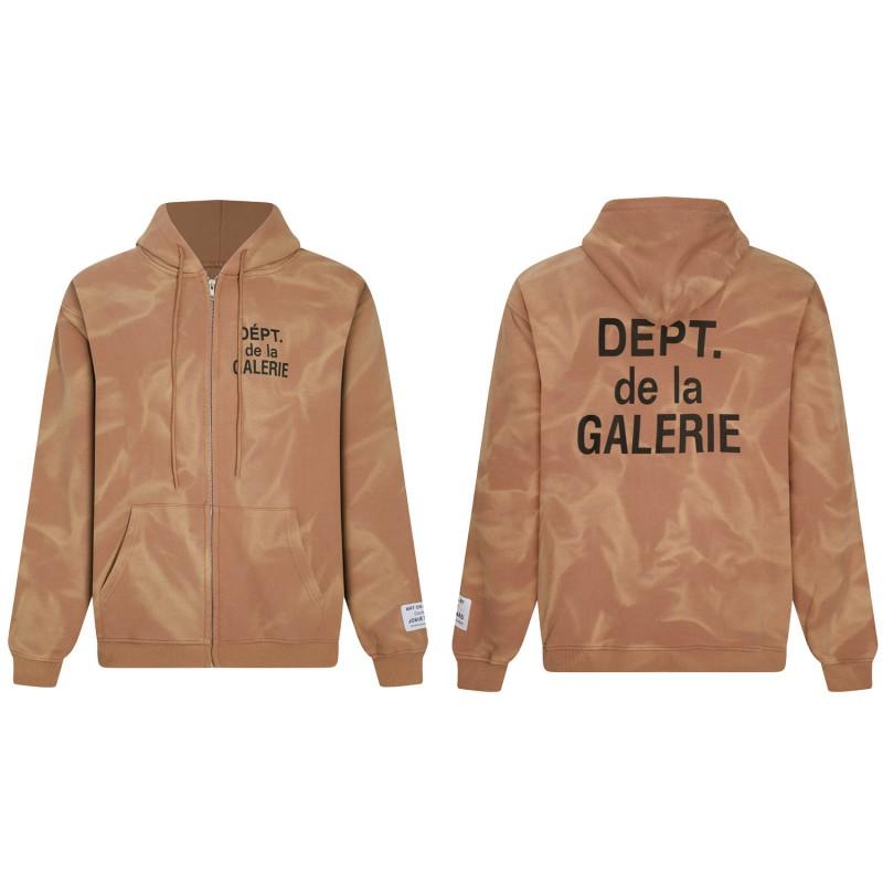 Graffiti Letter Print Hooded Sweatshirt Jacket Men Loose Fit Streetwear Long Sleeve Cotton Pullover