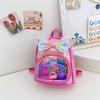 Colorful Neutral Gender Childrens Backpack With Whimsical Bow And Durable Design