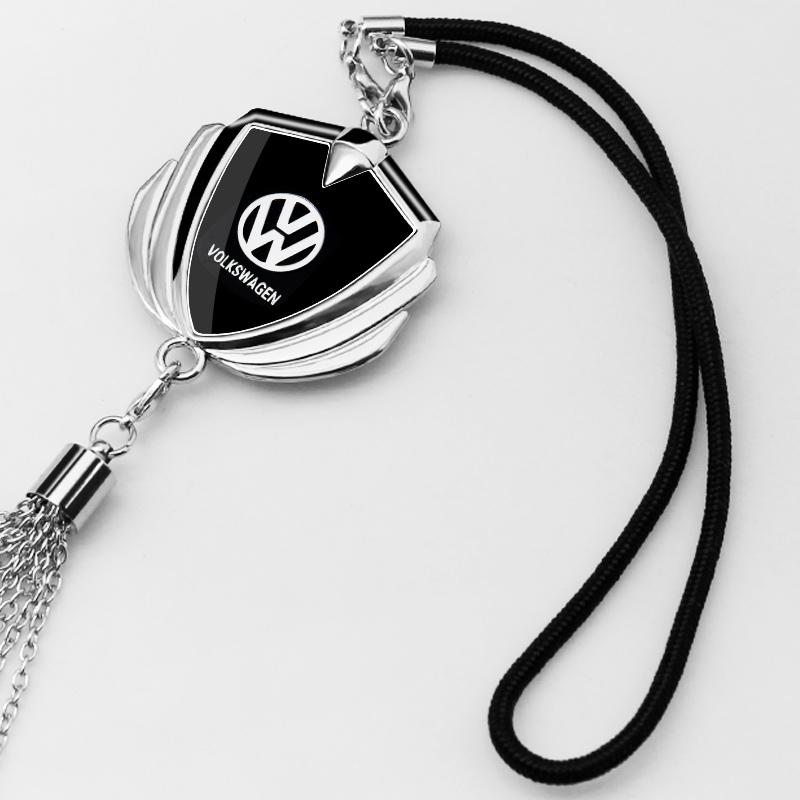 

1pc Car Pendant Accessory Interior Rear View Mirror Decor Auto Emblem For Volkswagen VW Golf R GTI TSI TDI R32 MK4 Polo Scirocco