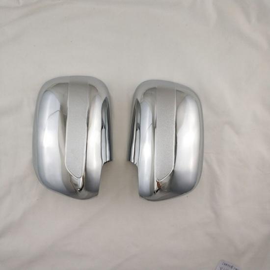 Rearview Mirror Lamp Cover Trim For 2005-2011 Toyota Hilux Vigo ABS Chrome 2pcs