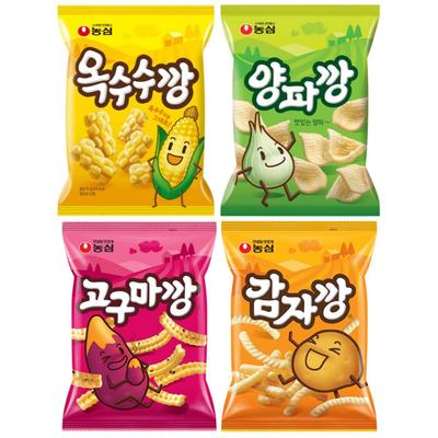 Nongshim Vegetable Cracker Snacks 4Types