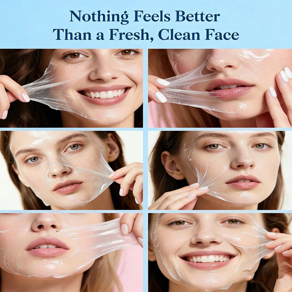 1pc Milk Peel-Off Face Mask, 50g, Contains Niacinamide, Deep Hydration, Pore Cleansing, Brightening