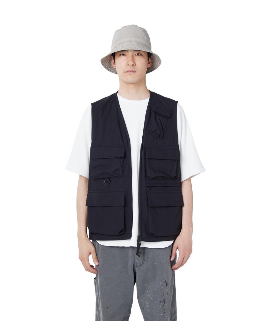 Snow Peak TAKIBI Herringbone Vest BLACK M VT-26SU003 (Men's/Women's Vest)