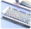 Sakura Esports 104-Key Wired Mechanical Keyboard for Girls - PBT Translucent Design, Universal for Office Use