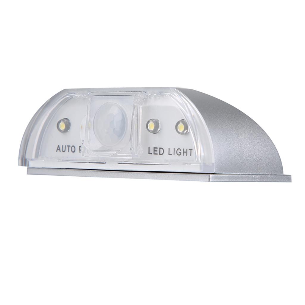 Intelligent PIR Infrared Automatic Sensor Motion Detector Keyhole Lock Light 4 LED Lamp