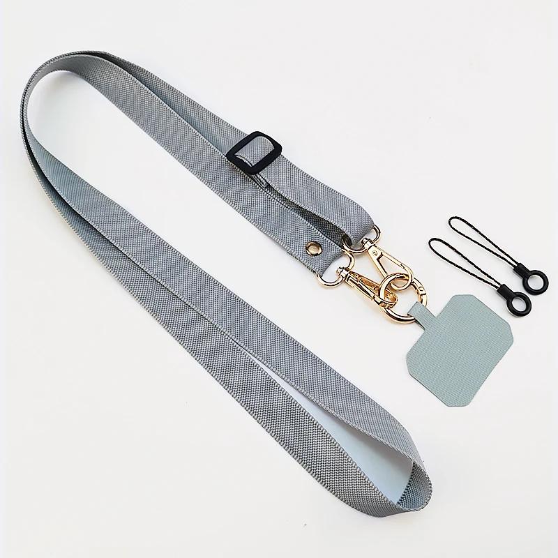Universal Adjustable Crossbody Phone Lanyard Strap Neckband Mobile Phone Rope Neck Straps Cell Phone Case Anti-lost Lanyards