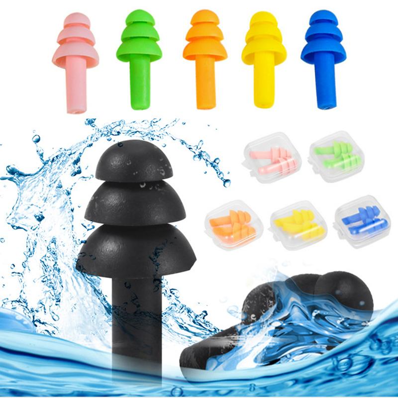 

Earplugs with Box Sleeping Plugs for Travel Noise Reduction Soft Silicone Ear Plugs Insulation Ear Protection Anti Noise Snoring синий