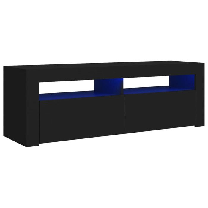 VidaXL TV Stand with LED Lights, Television Cabinet, Living Room TV Unit, Low Cabinet for Interior Living Room, 804311
