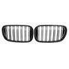 Glossy Black Dual Slats Front Kidney Grille Grill Replacement For BMW 7 Series G11 G12 2016-2018