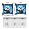 HTTYD  Square Pillow Cases Cushion Cover Awesome Zippered Decor Pillowcase for Seat 18"