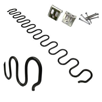Metal Practical Replacement Sofa Chair Springs With Good Elasticity Furniture Spring With Clips
