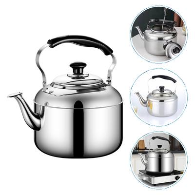 Stainless Steel Kettle Camping Coffee Pot Household Teakettle Accessories Strainer Whistling Office