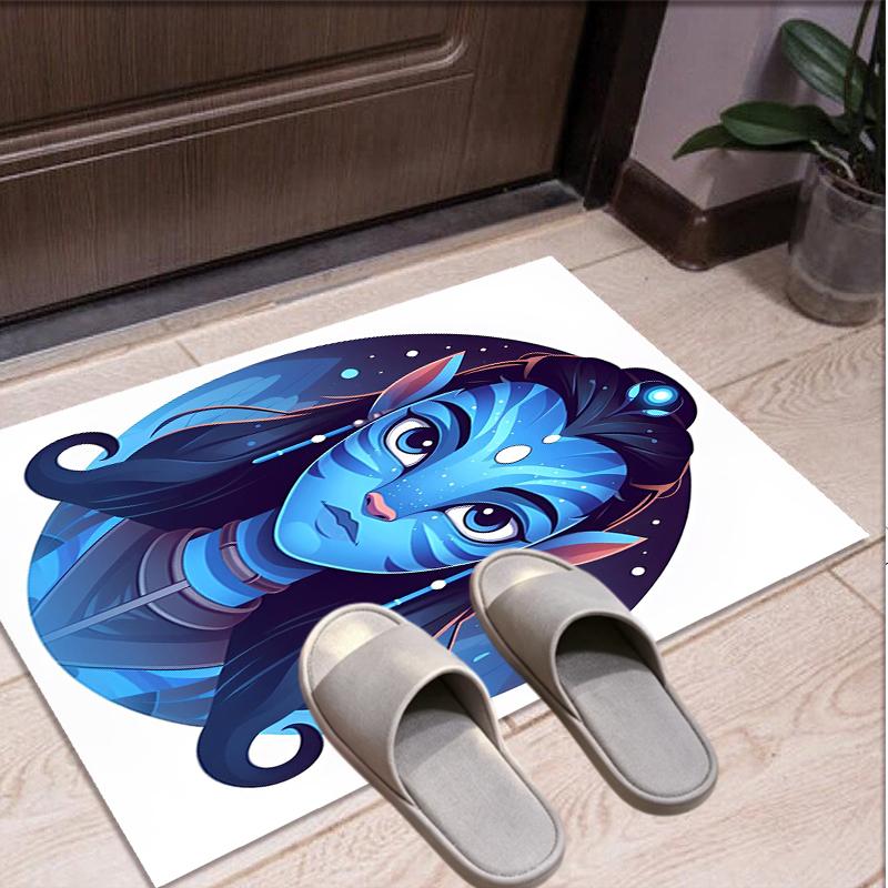 Tappeto con Motivo Avatar, Tappetino da Interno/Esterno, per Picnic, Sala Giochi, Camera da Letto, Ufficio, Soggiorno, Tappeto Decorazione Casa, Regalo di Compleanno