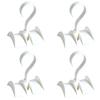 4Pcs Rotatable Closet Organizer Hangers Handbag Hanging Storage Holders Hooks
