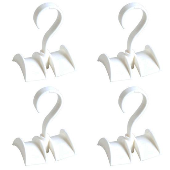 4Pcs Rotatable Closet Organizer Hangers Handbag Hanging Storage Holders Hooks