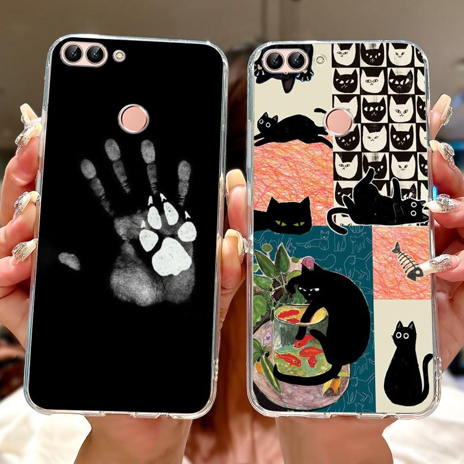 For Huawei P Smart 2018 Case Popular Butterfly Soft Silicone TPU Phone Back Cover For Huawei PSmart FIG-LX1 FIG-LX2 FIG-LX3 Case