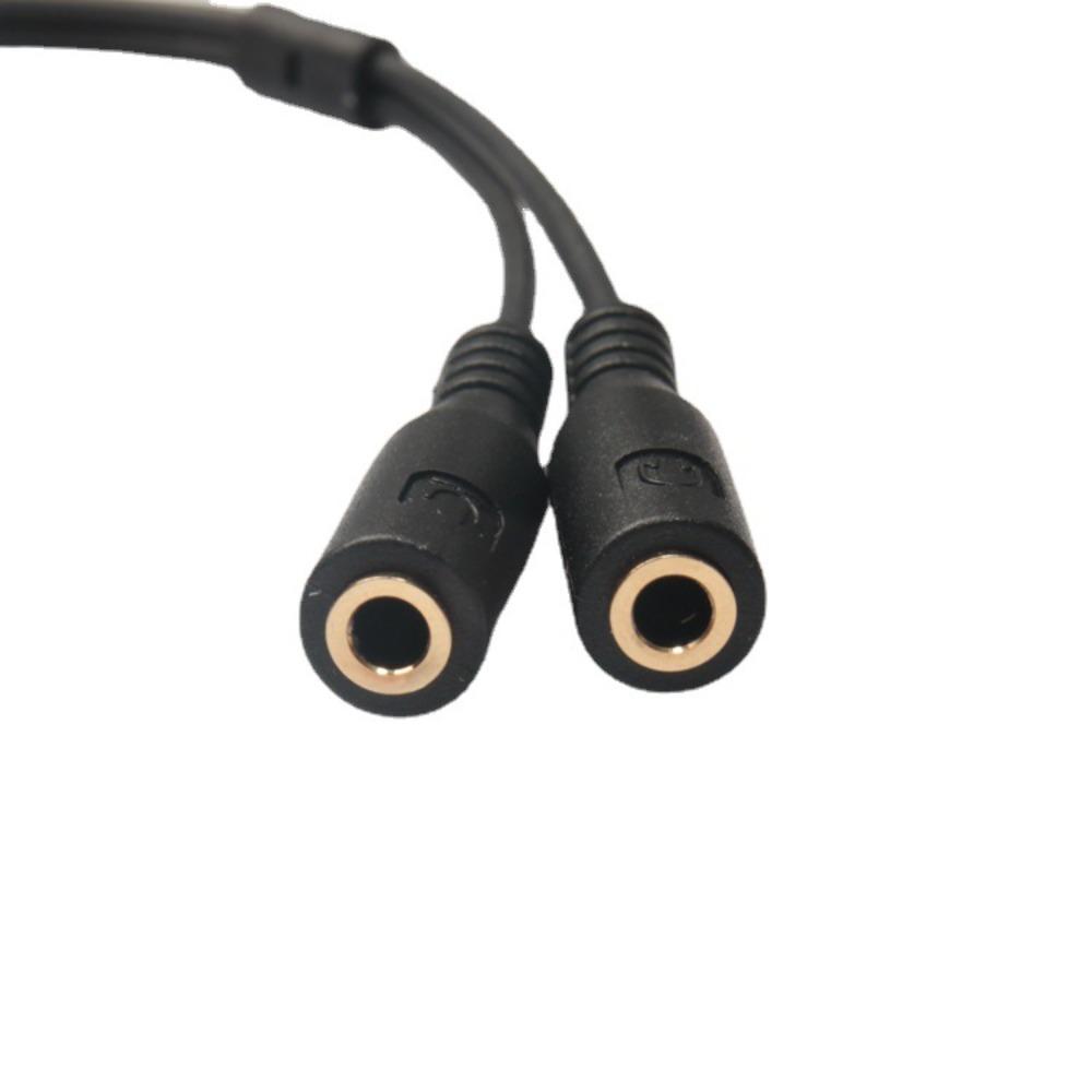 Audio Male To 2 Female 3.5mm Audio Cable Headset Adapter Cord Audio Splitter Cable Microphone Separator Audio Converter