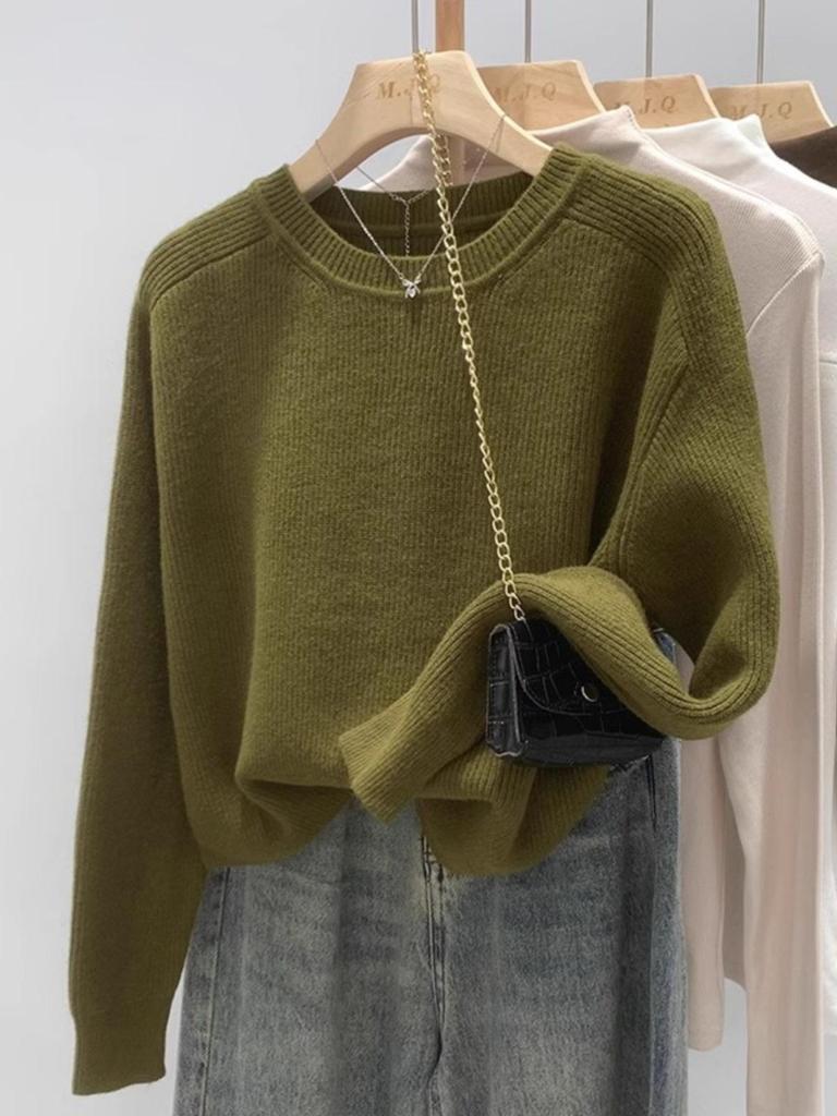 Women's Autumn/Winter 2025 Loose Cardigan Sweater - Chic Niche Design