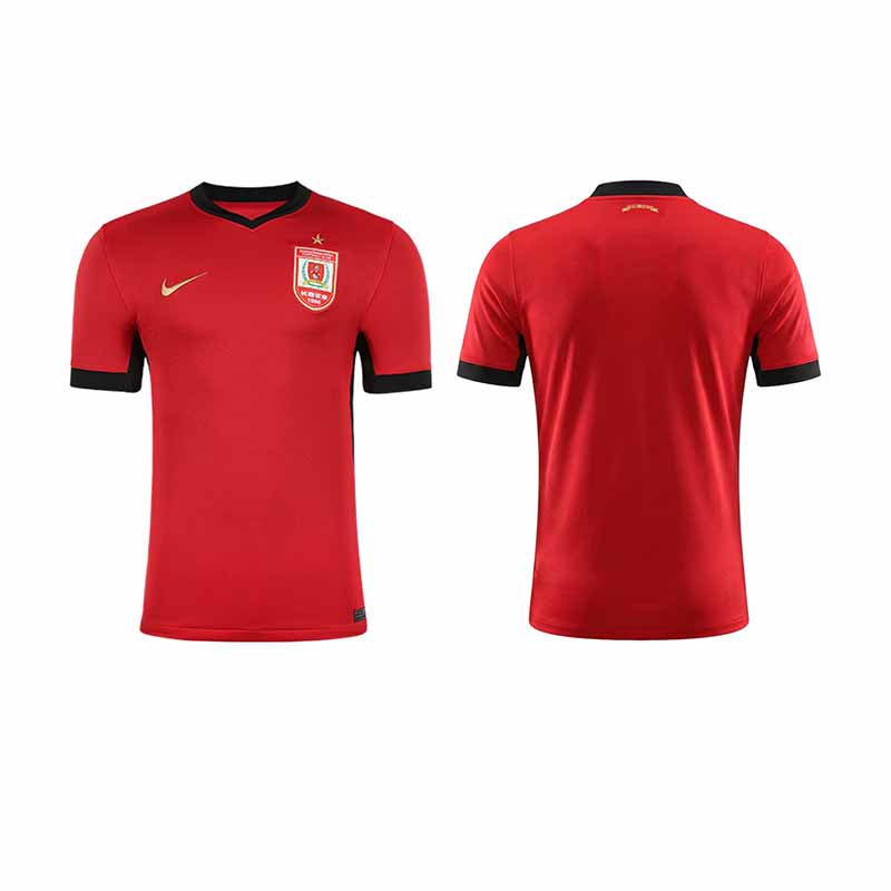 Nike Changchun Yatai Home Short Sleeve Football Jersey Unisex Jerseys IQ0483687