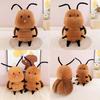 Realistic Plush Cockroach Doll In Surprised And Smirking Styles For Kids Gift