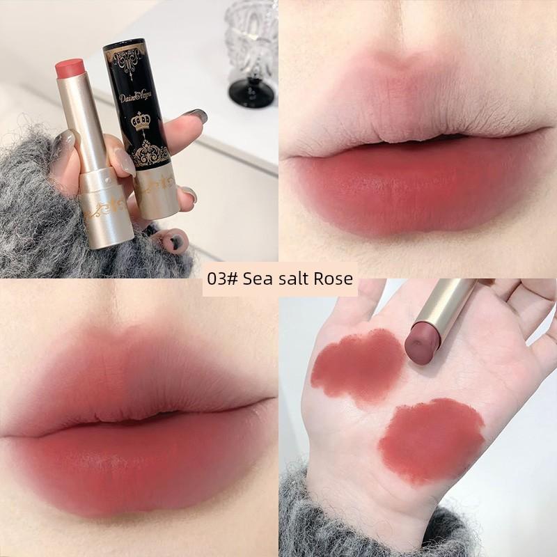 Bare Door New Life ~ Low Saturation Nude Brown Lipstick Angel Solid Lip Mud Stick Velvet Matte White Lipstick