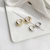 Women Glossy Earrings Retro Niche Cold Wind Atmospheric Elegant Classic Ear Jewelry